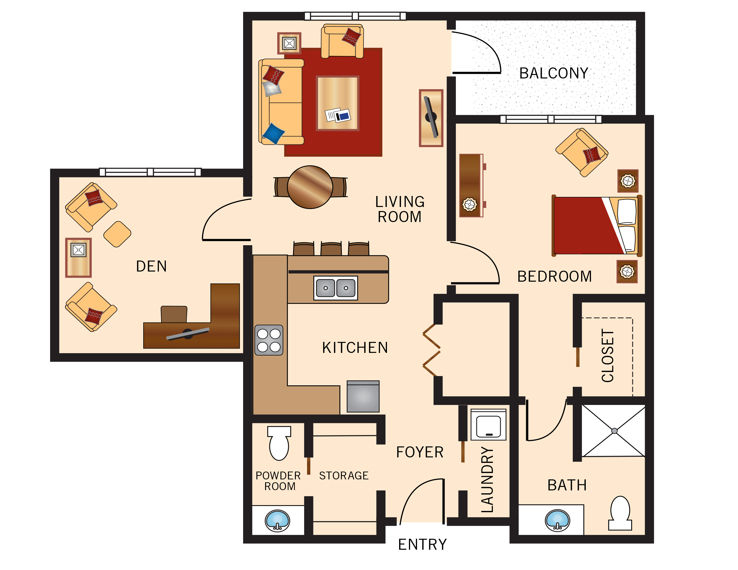 The Mockingbird floor plan