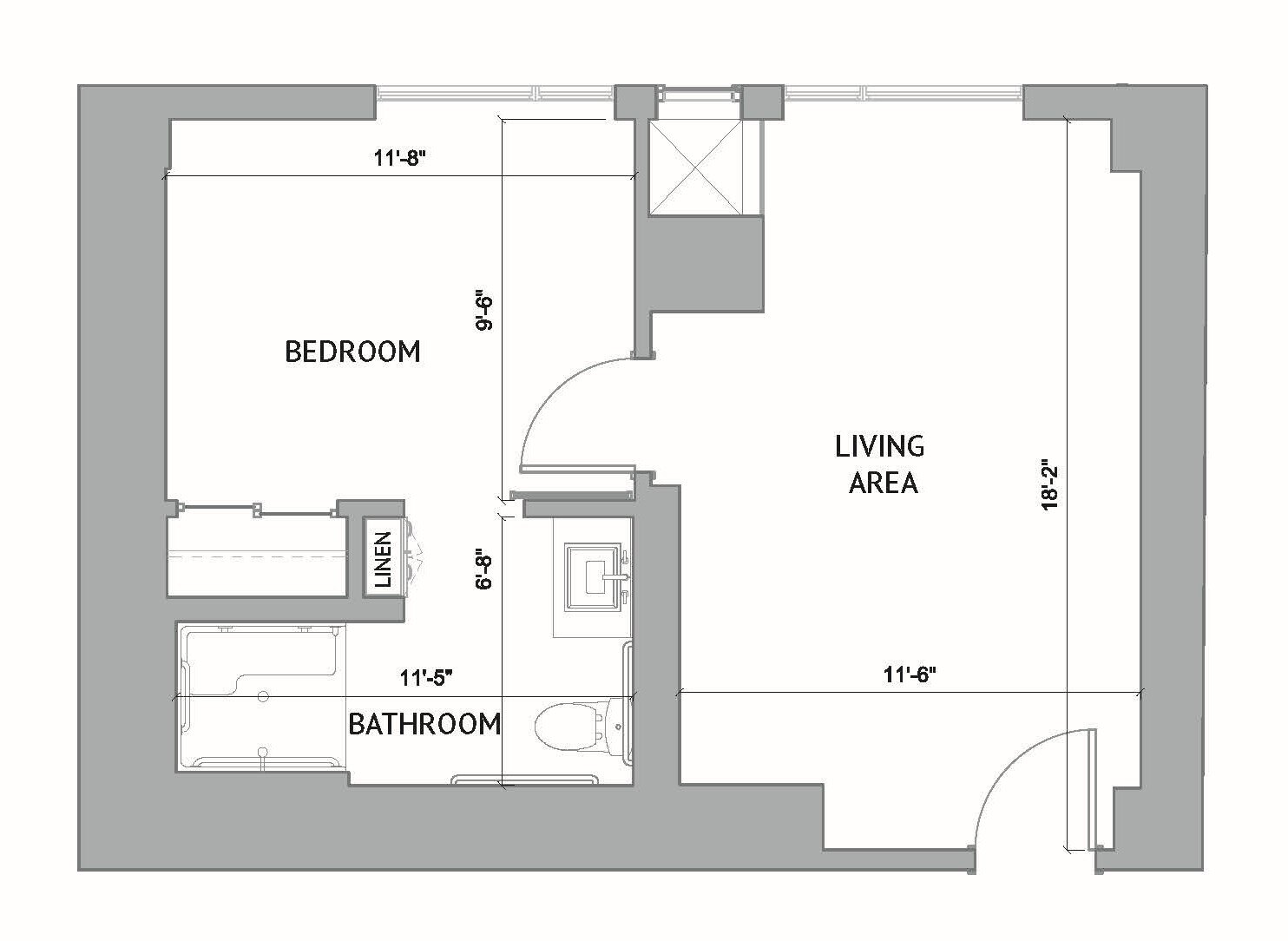 A1-B floor plan
