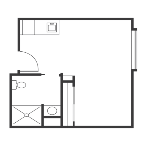 Oak floor plan